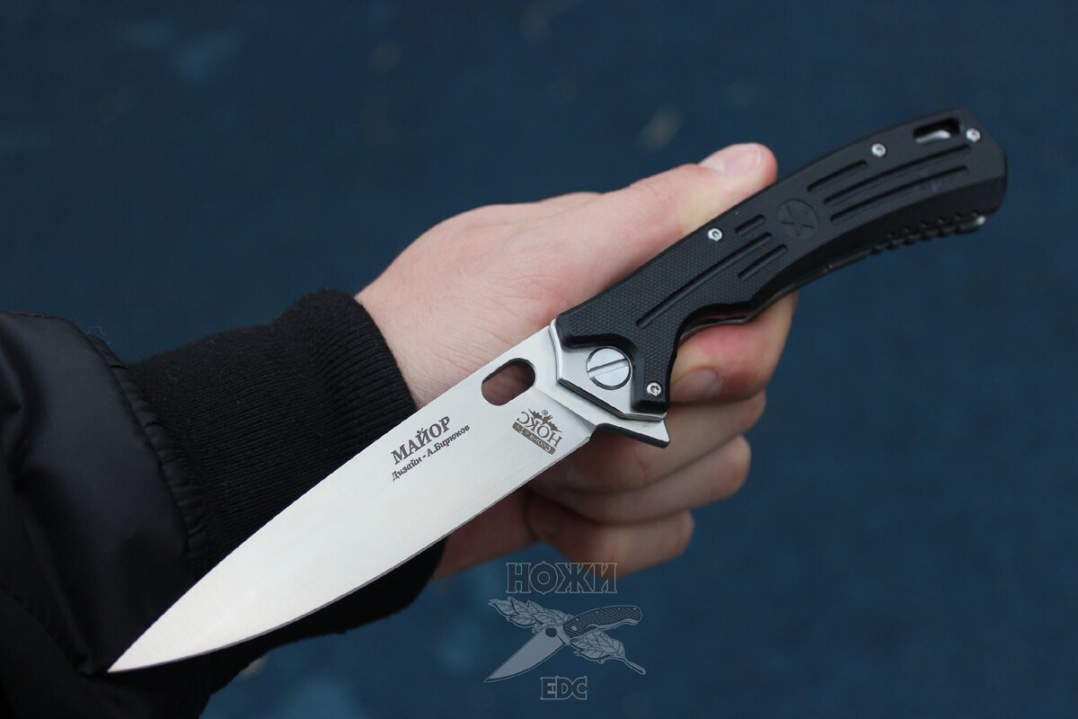 N.C. Custom: Нож Thorn AUS8 Black