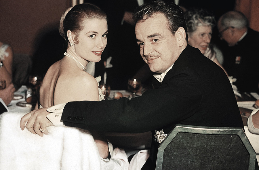 Грейс и Ренье вскоре после свадьбы