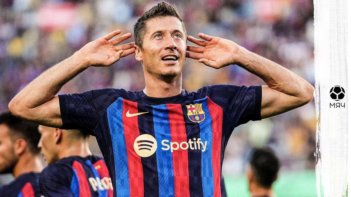 Роберт Левандовский. Фото Telegram-канал «МЯЧ Production»