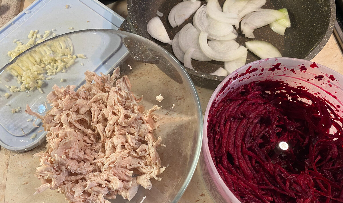 Будущий салат. Фото автора.