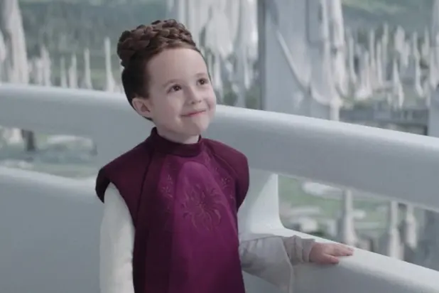 Маленькая Лея. Фото Disney+