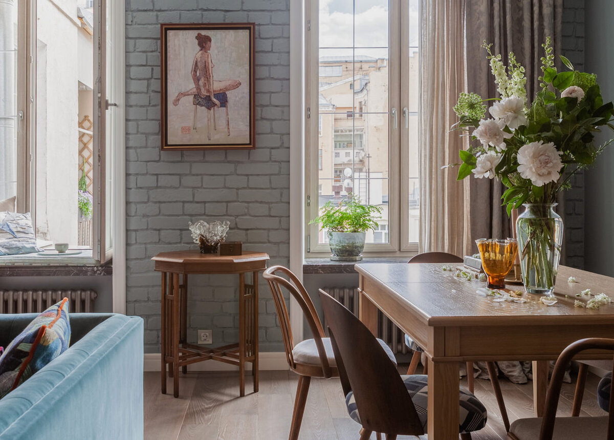 Квартира в центре Москвы по дизайну Натальи Истоминой.