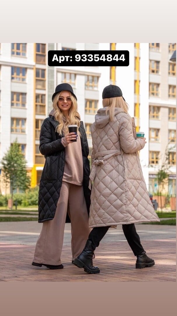Модное в этом сезон стеганное пальто, представлен в 4 цветах. 