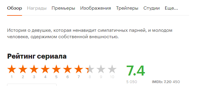 Описание сюжета дорамы "Люди с недостатками" на сайте kinopoisk.ru