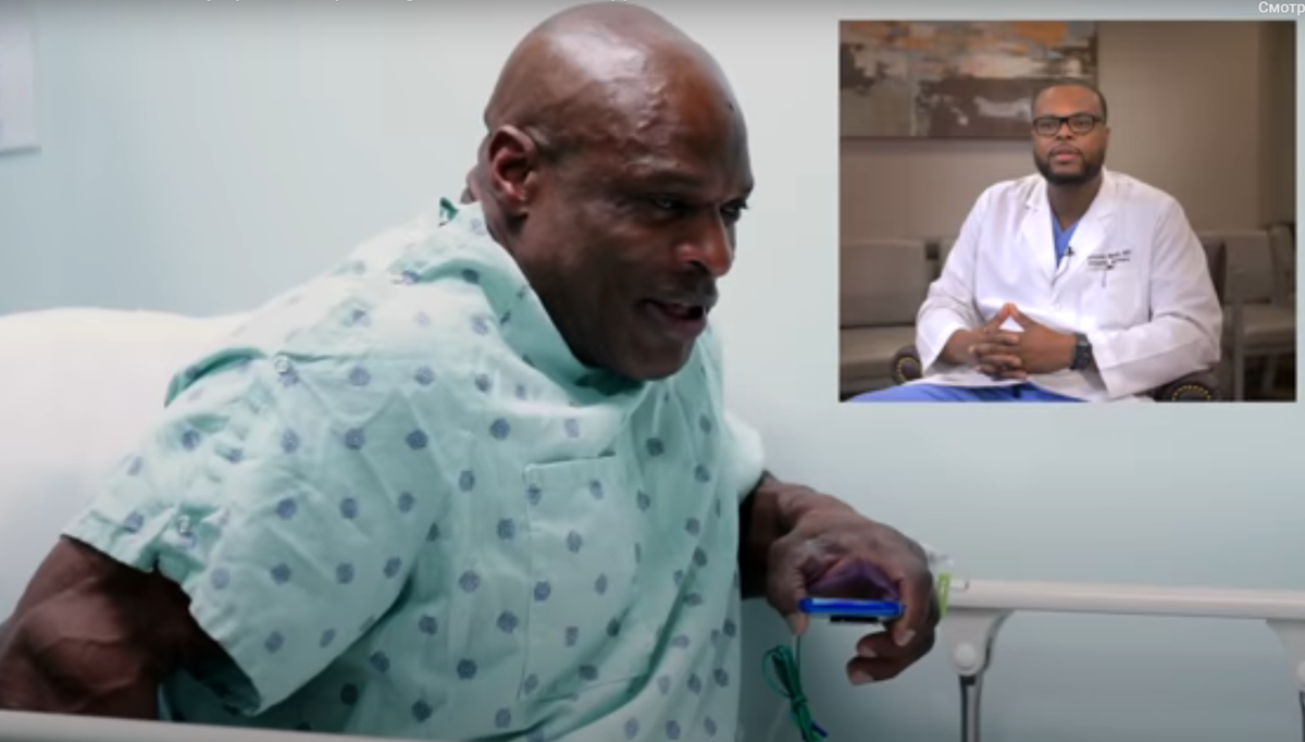 Коулман перед очередной операцией на позвоночнике