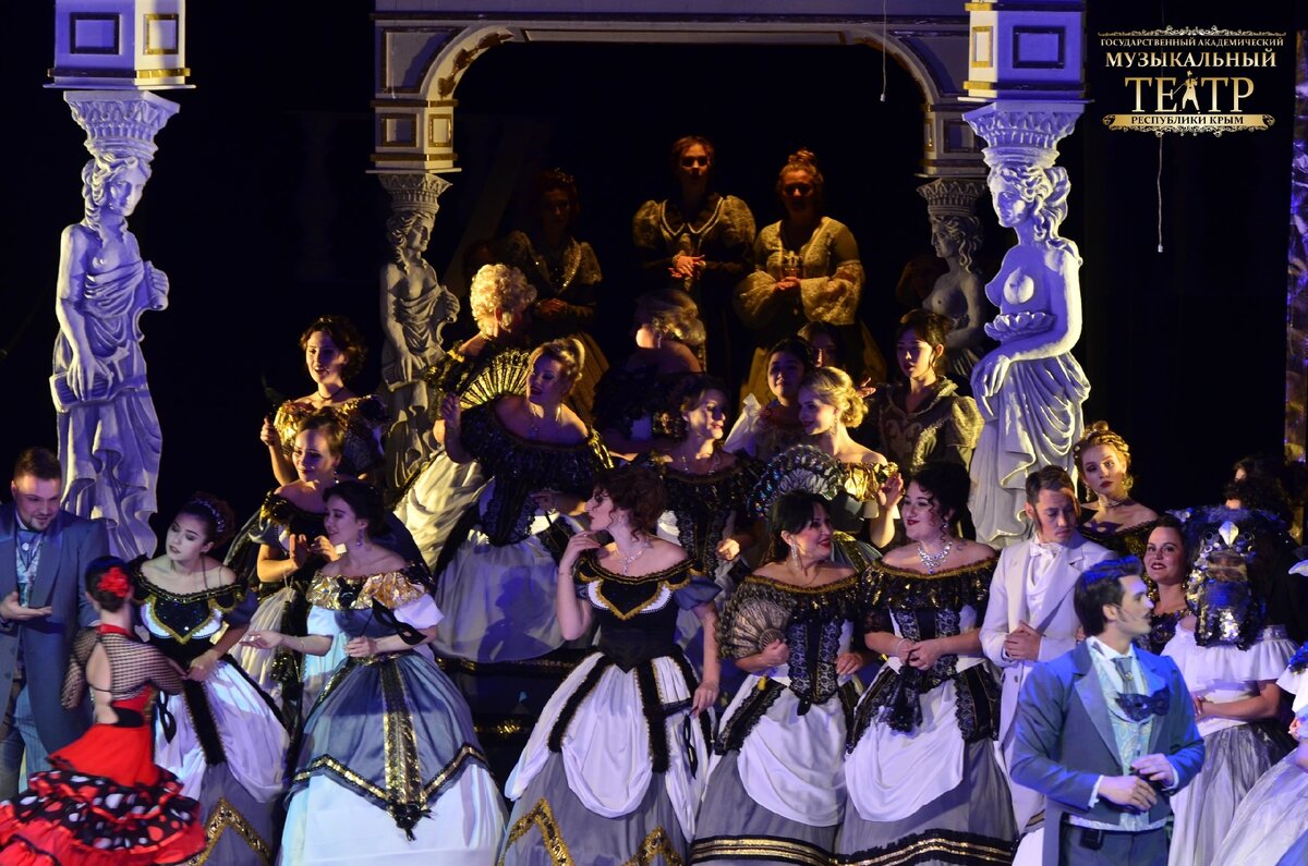 Опера "Травиата". Фото со спектакля.