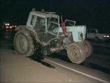 Пензенская область Chery Amulet сломал трактор пополам