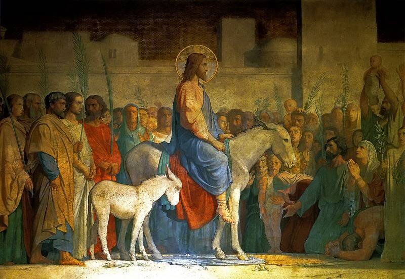 Вход Господень в Иерусалим. Ипполит Фландрин. 1842.
