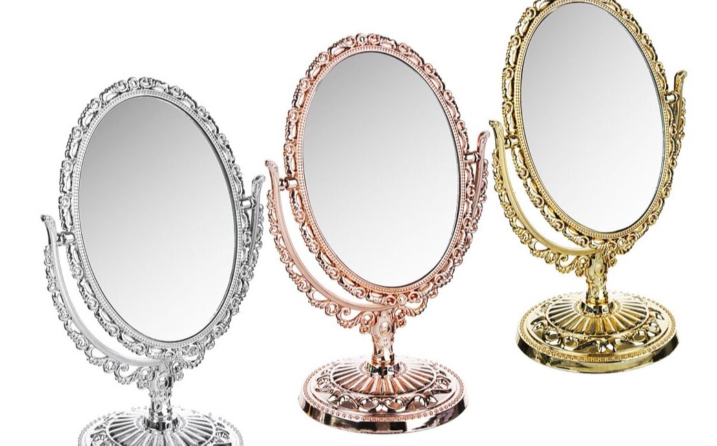 ЮниLook Зеркало настольное овальное 25х16см - 285 рублей