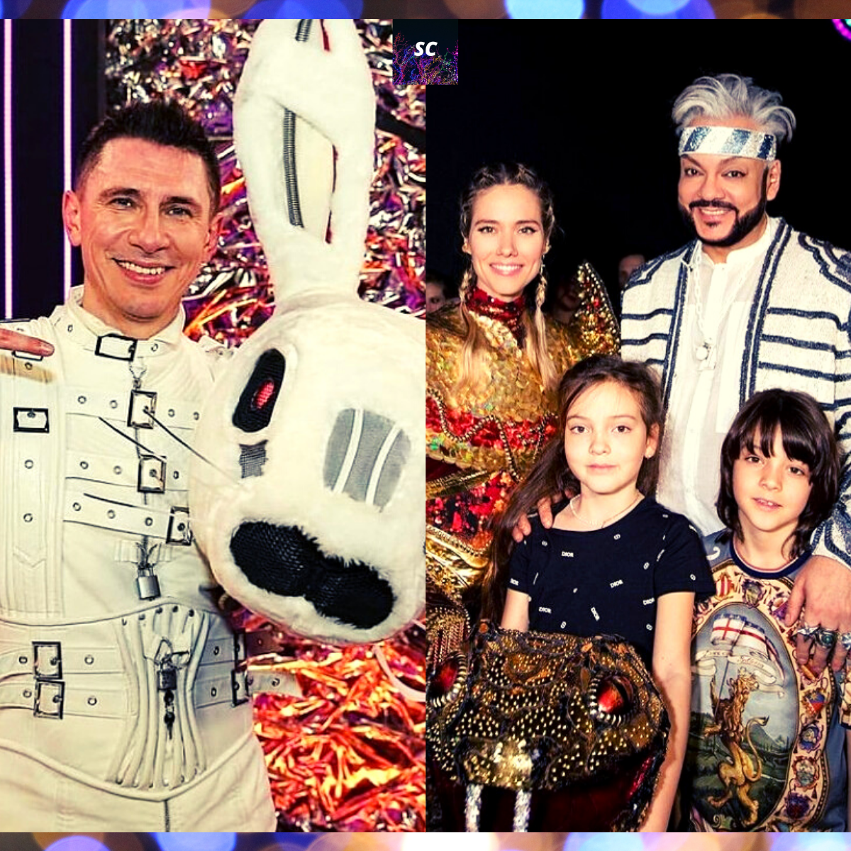 Тимур Батрутдинов, Юлия Паршута и Филипп Киркоров с детьми