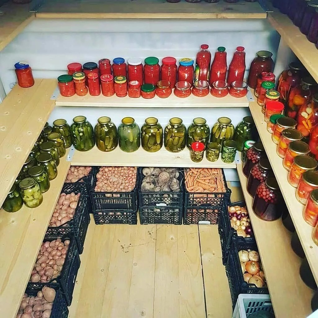 Идеальный, с  моей точки зрения погреб. 