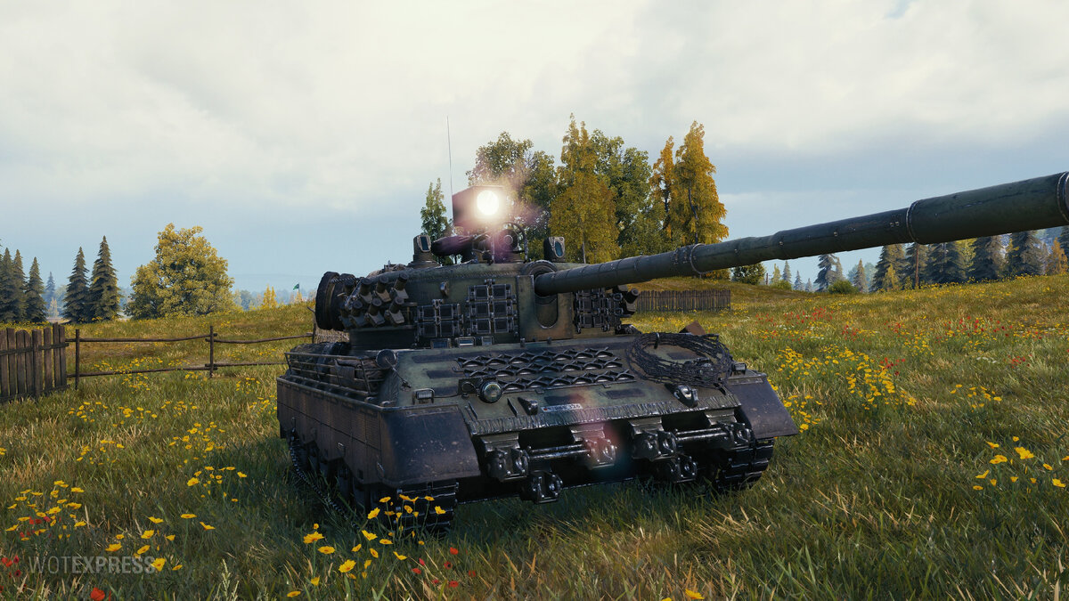 Kampfpanzer 07 RH на полях малиновки