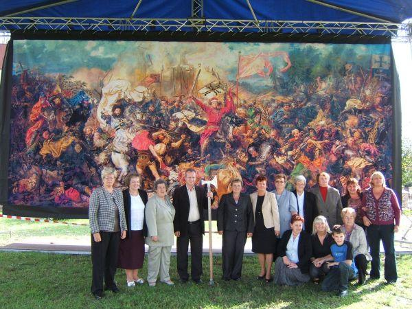 Большая вышивка. Вышивка битва под Грюнвальдом. Большая вышивка «битва под Грюнвальдом». Самые большие вышивки. Самая большая вышивка крестом