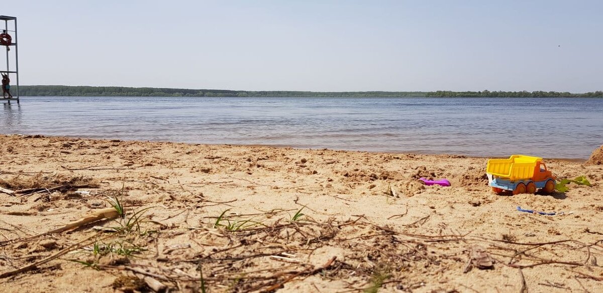 Подмосковье. Можайское "море". Песчаный пляж Базы отдыха "Ильинский пляж"
