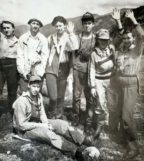 Группа Коровиной (Коровина - вторая справа)