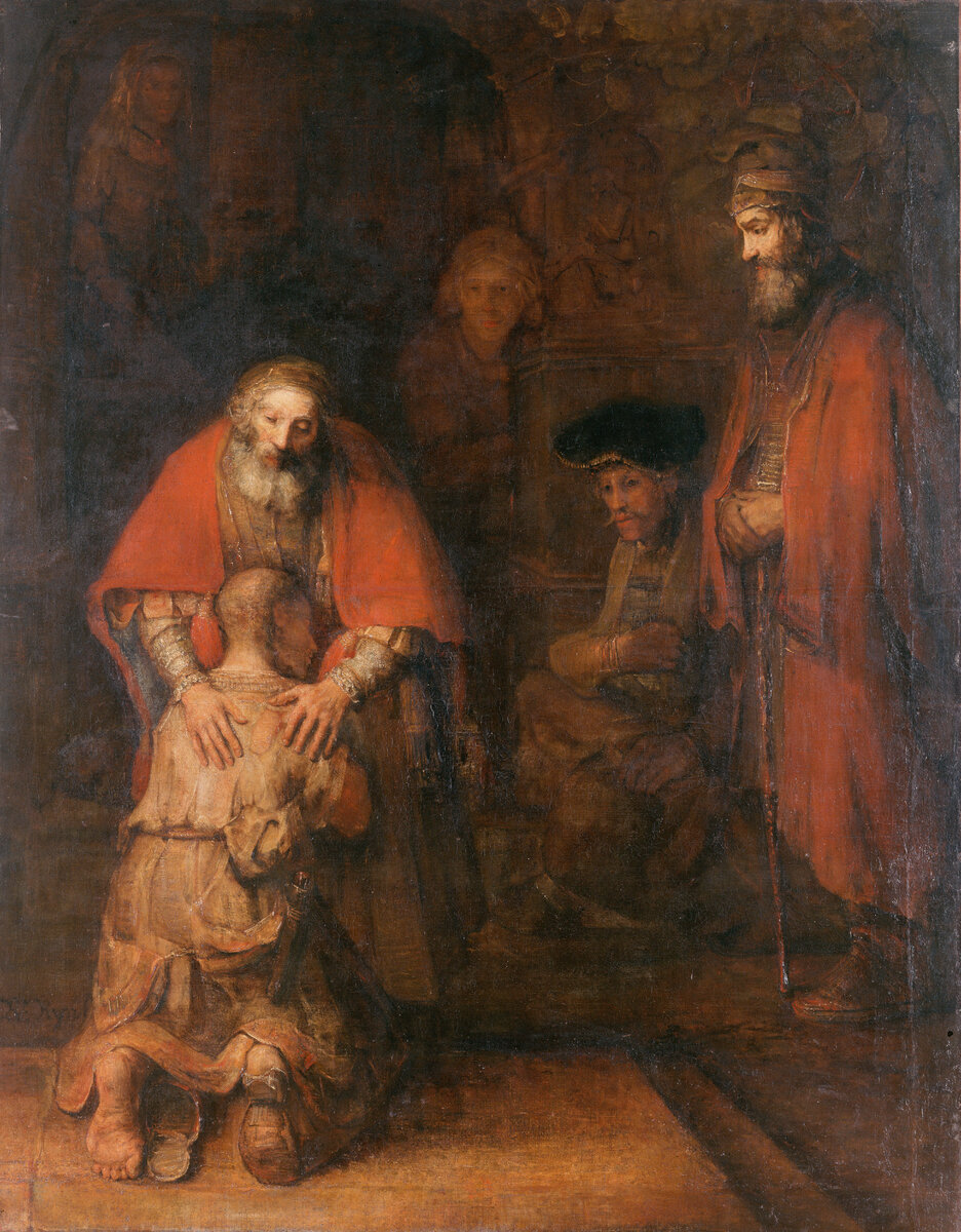 Рембрандт Харменс ван Рейн. Возвращение блудного сына. 1669 г.