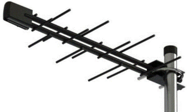 Логопериодическая антенна из стали