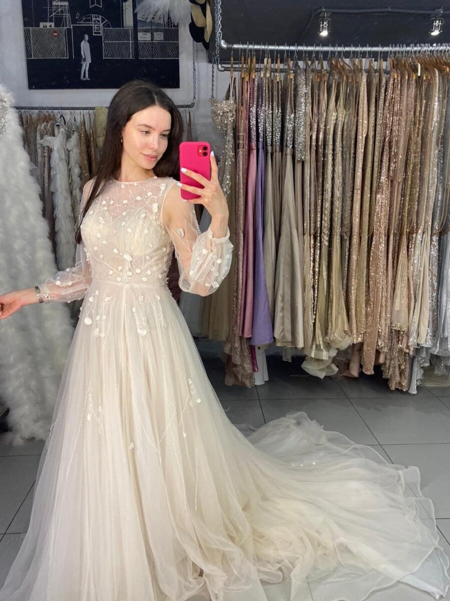 На примерке