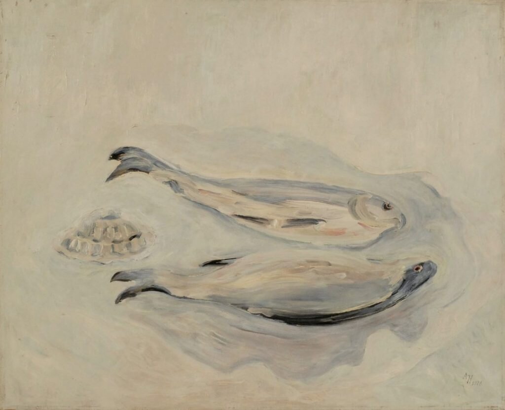 Наталья Абалакова «Натюрморт с рыбой и с черепахой», 1978 © МНИ