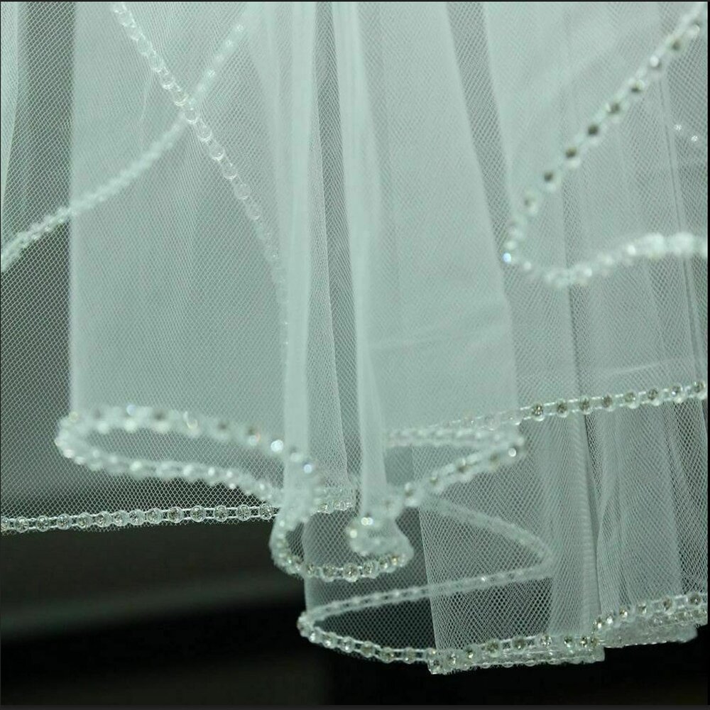 Тюль сетка белая