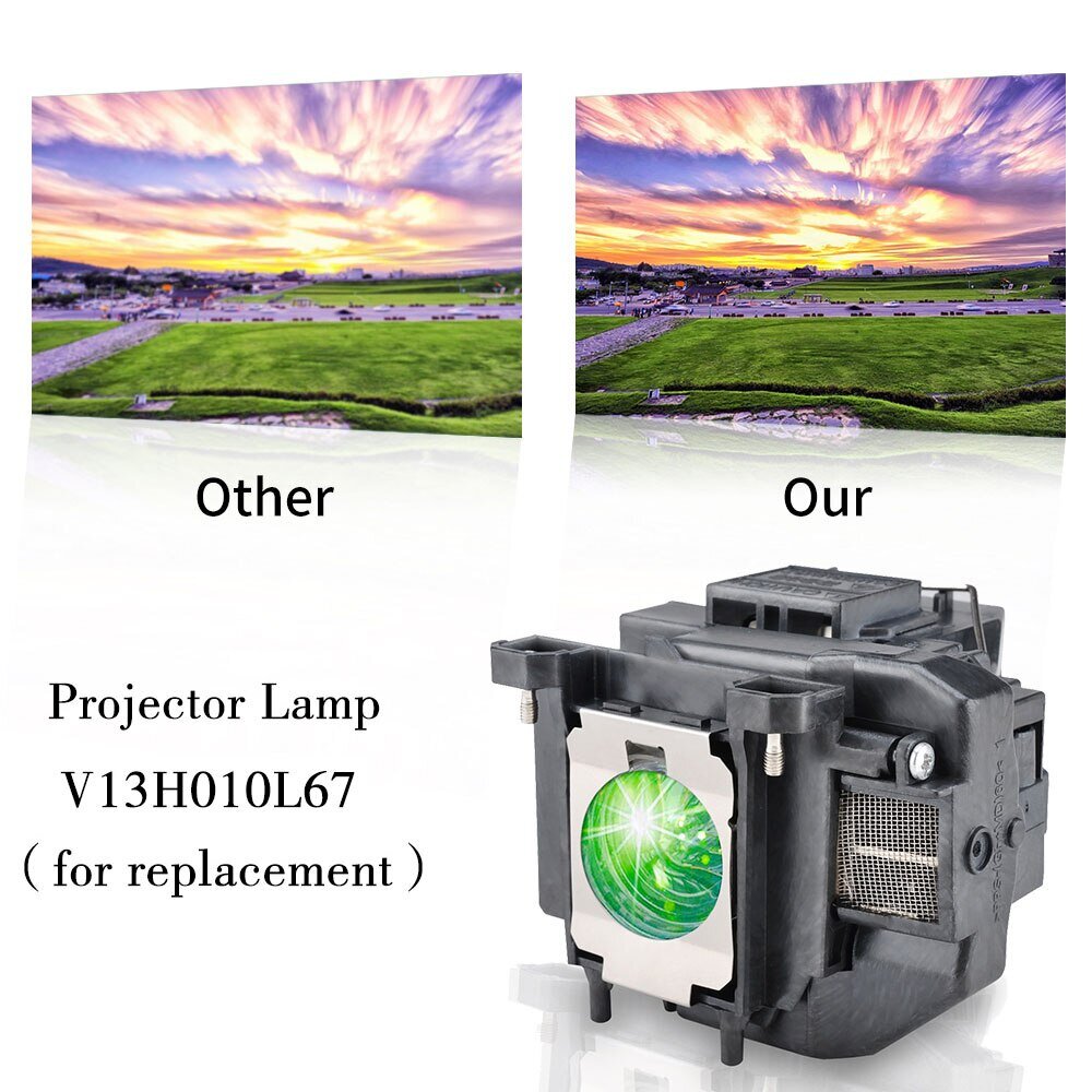 Лампа для проектора epson (elplp67/v13h010l67)