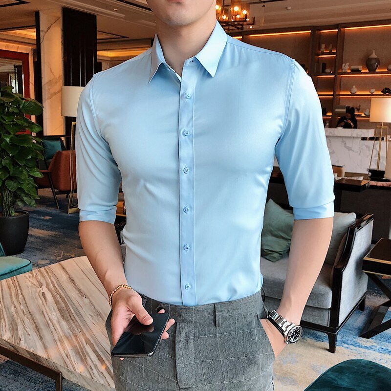 Модные классические рубашки мужские