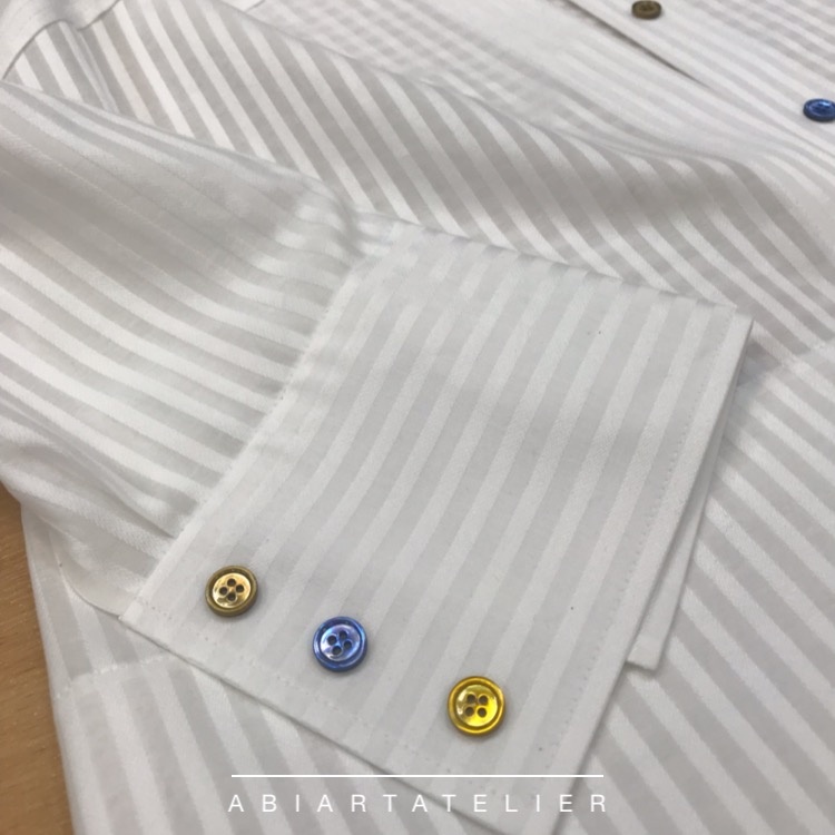 Процесс пошива рубашки из 100% хлопка. Пошив АБИАРТ Ателье