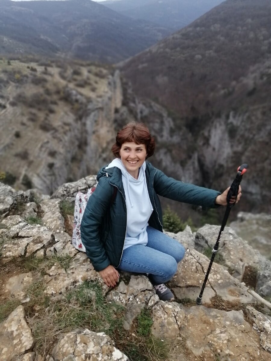 сбылась мечта - я на большом крымском каньоне