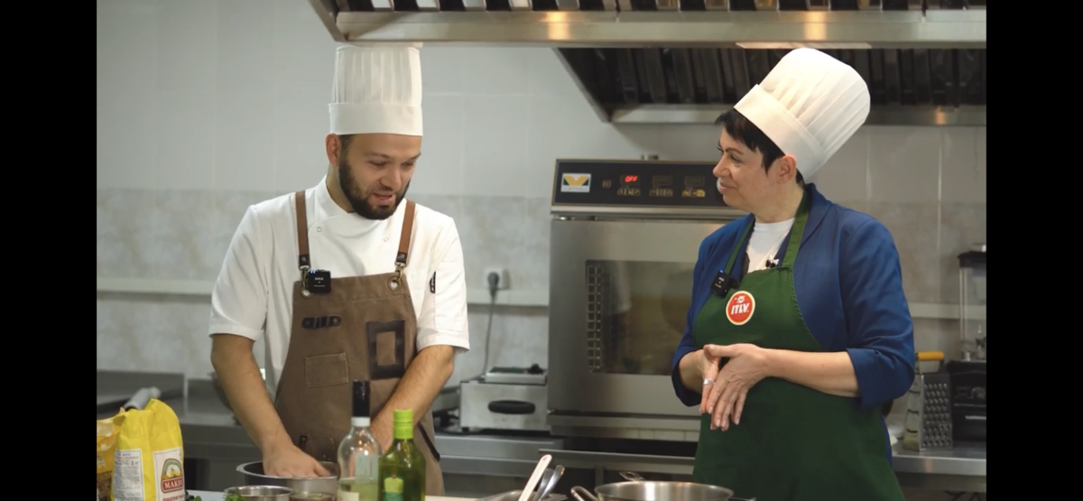 Съемки кулинарного шоу в моем видеопроекте с суперповаром Виктором Мошковым