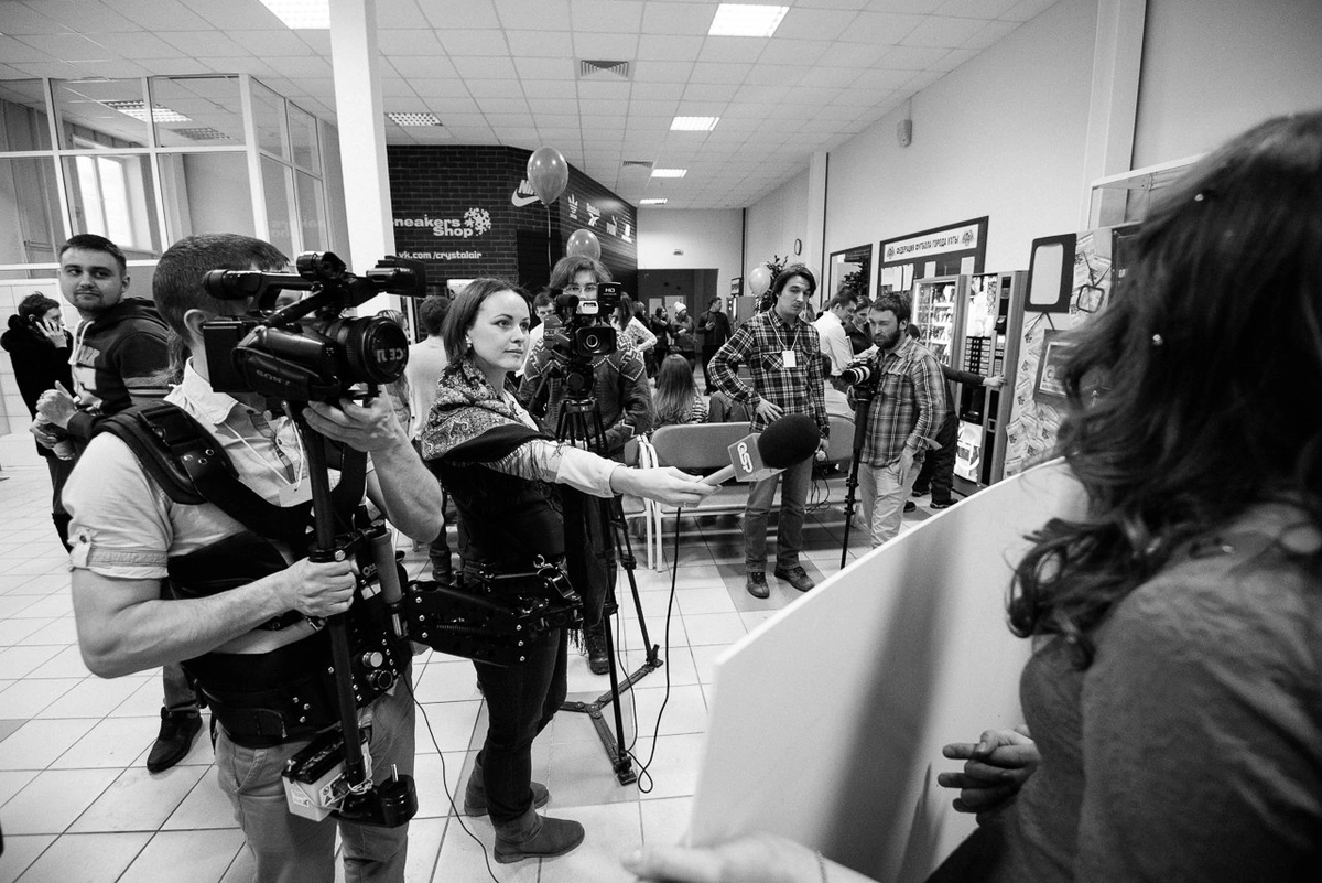 На фото в центре – я. Фото Александра Филиппова