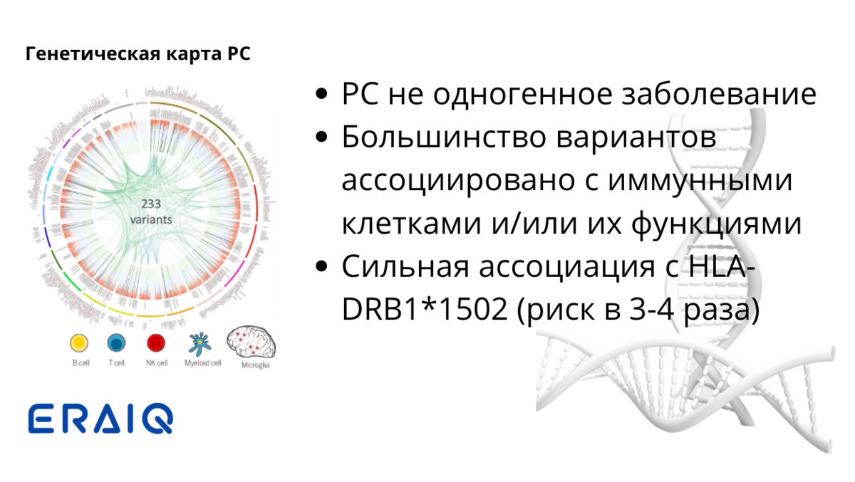 Генетические факторы рассеянного склероза