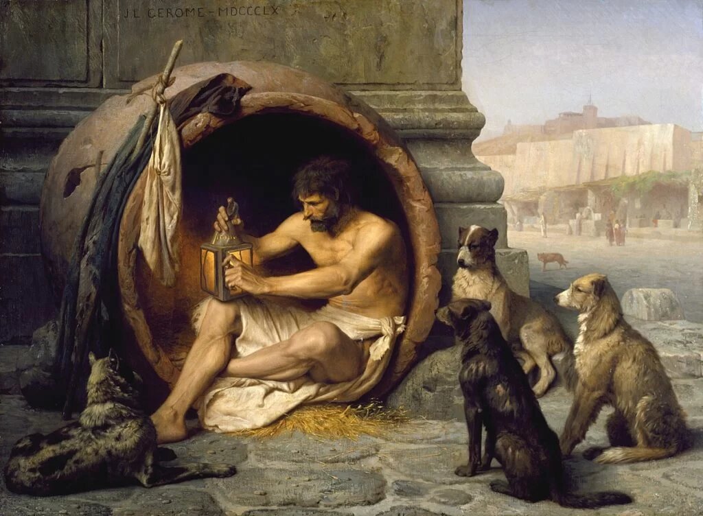 Жан Леон Жером, "Диоген", 1860, Художественный музей Уолтерса, Балтимор, Мэриленд.