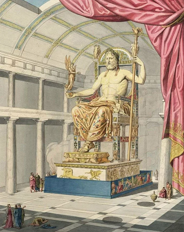 Статуя Зевса в Олимпии