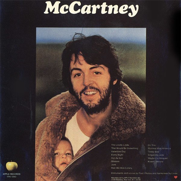 Мэри на обложке альбома McCartney