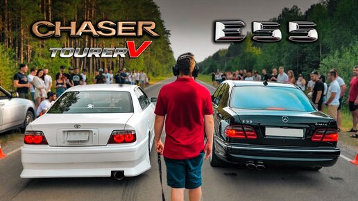 Mercedes E55 vs TourerV + Mustang vs Evo 9 vs Lexus IS 350 vs BMW 135i st1 vs BMW M5 vs MINI 300+