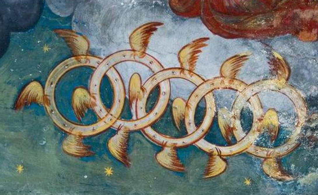 Престолы изображались в виде колес, почему так, можно понять только из книги Сефер Иецира.