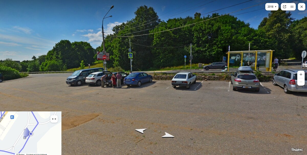 Нижняя парковка. С Яндекс-панорам