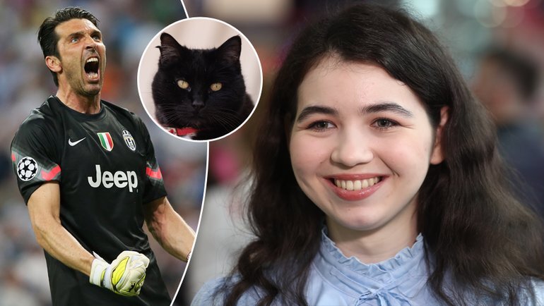    Домашний питомец Александры Горячкиной — кот, названный в честь Джанлуиджи Буффона.