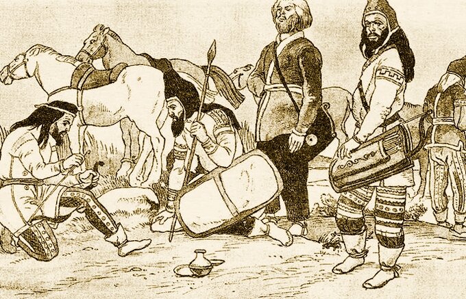 Скифы были неприхотливы в быту и пище