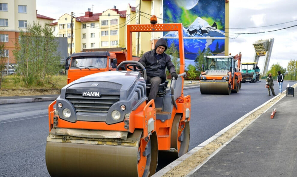    На Ямале отремонтировали 17 км дорог по нацпроекту