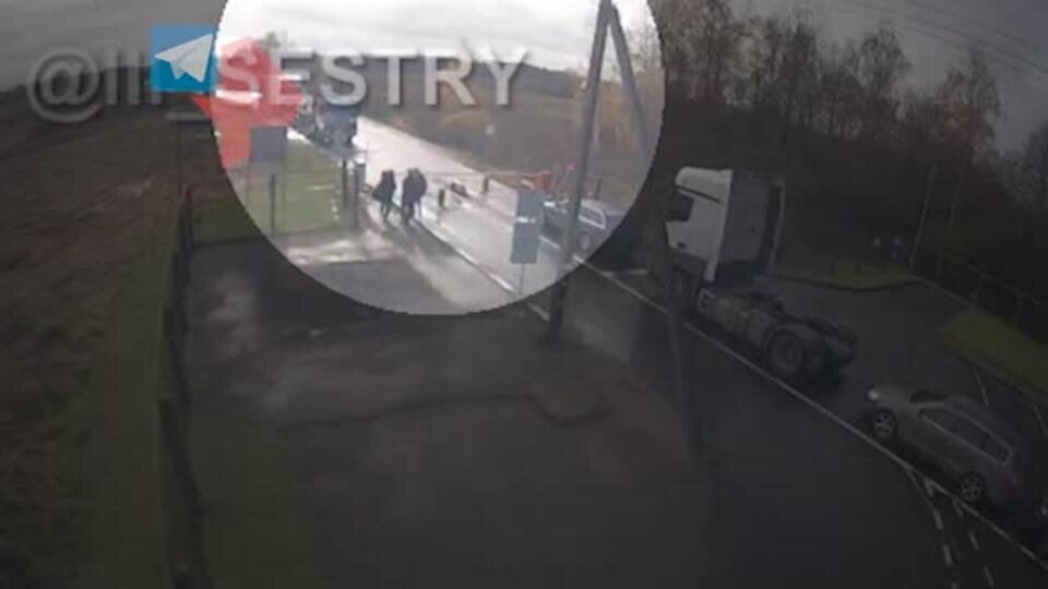    Появилось видео перехода Собчак через границу в Белоруссии