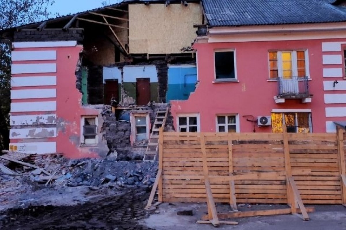    На ремонт дома с обрушенной стеной в Твери направят 9,2 млн рублей