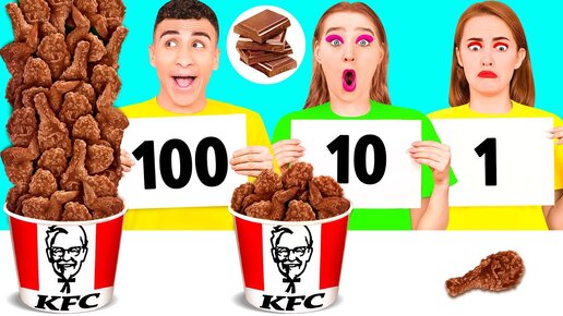 Download Video: 100 Слоев еды Челлендж #6 c RaPaPa Challenge