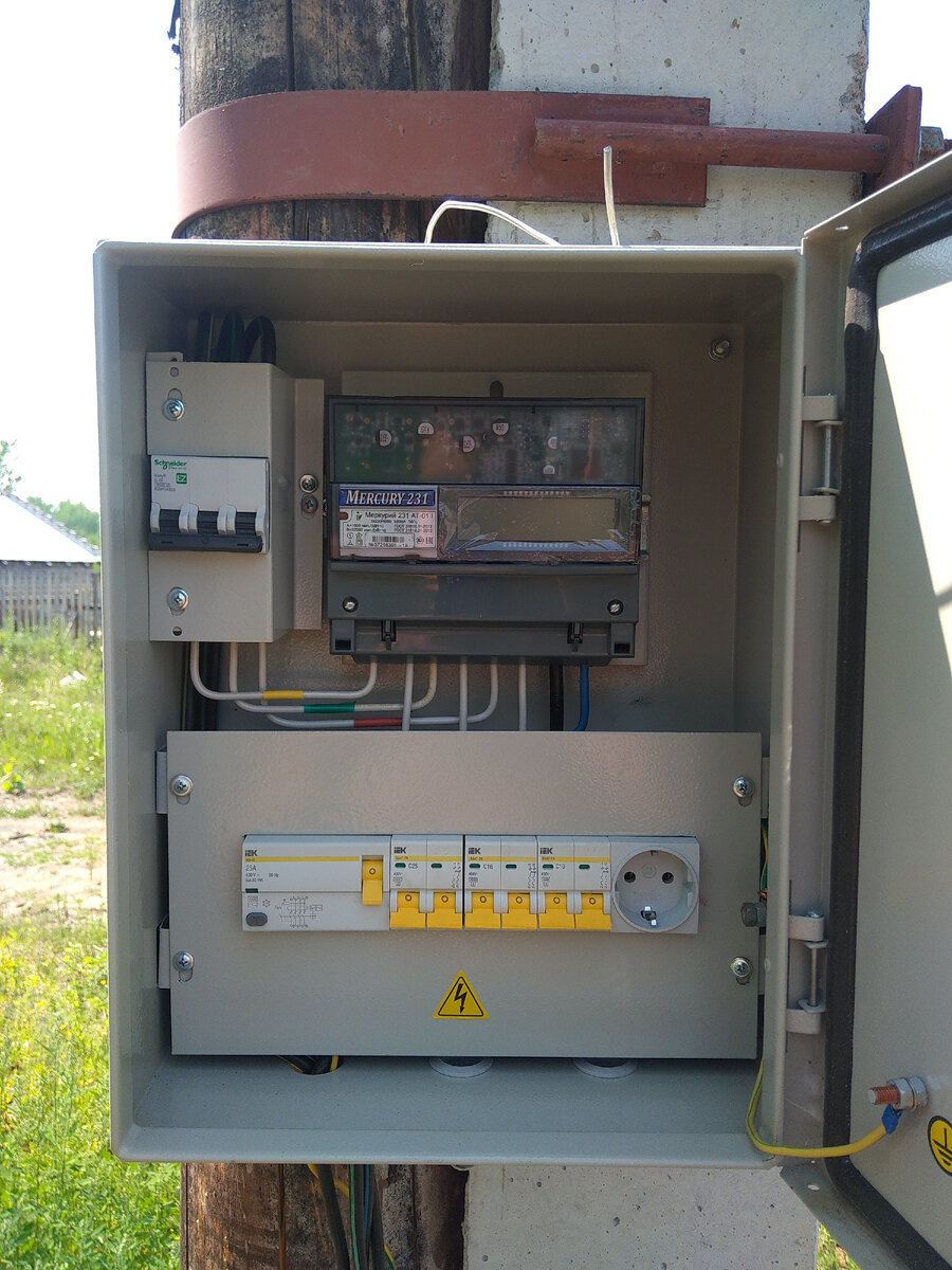 Закупил и собрал ящик для подключения