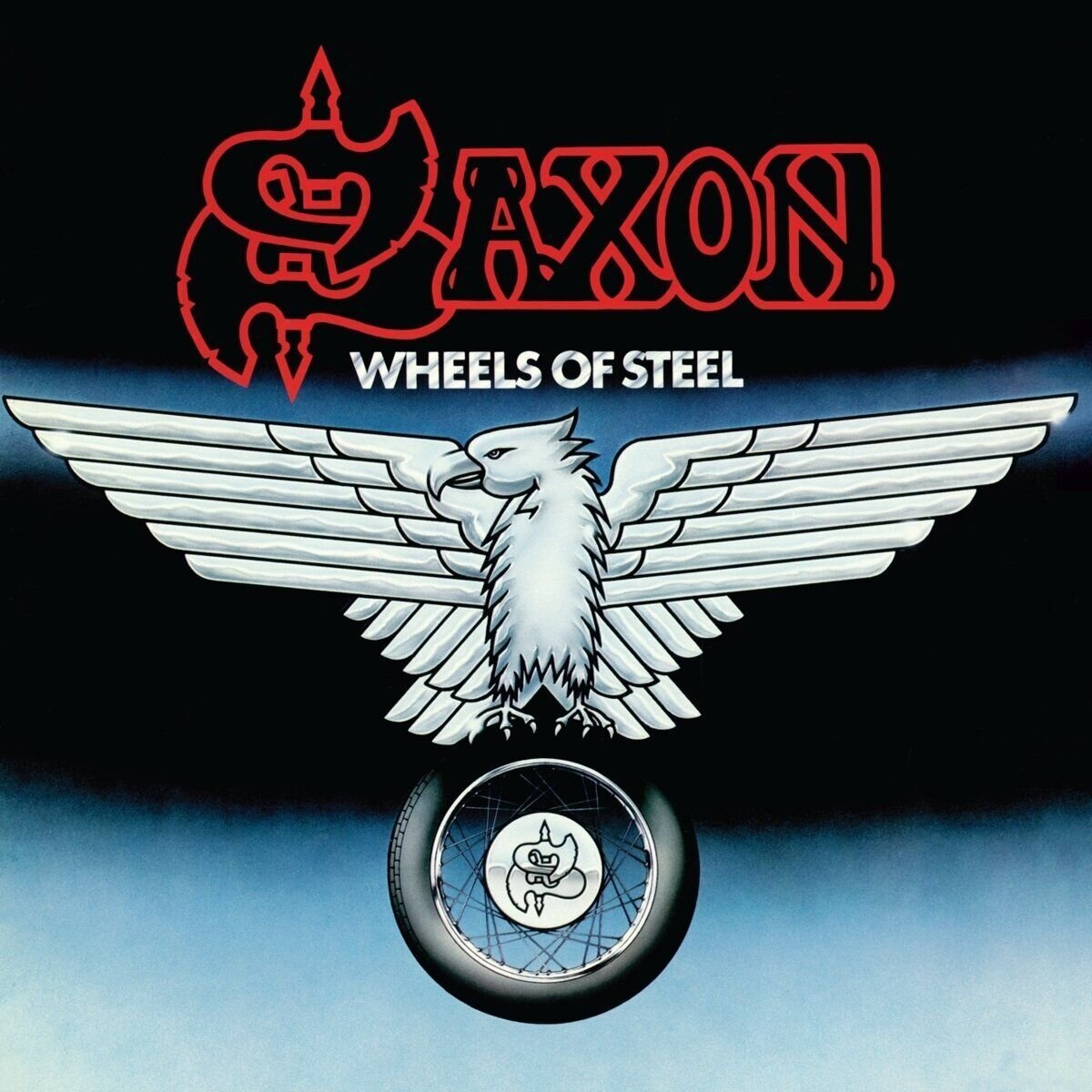 Обложка альбома Saxon "Wheels Of Steel"