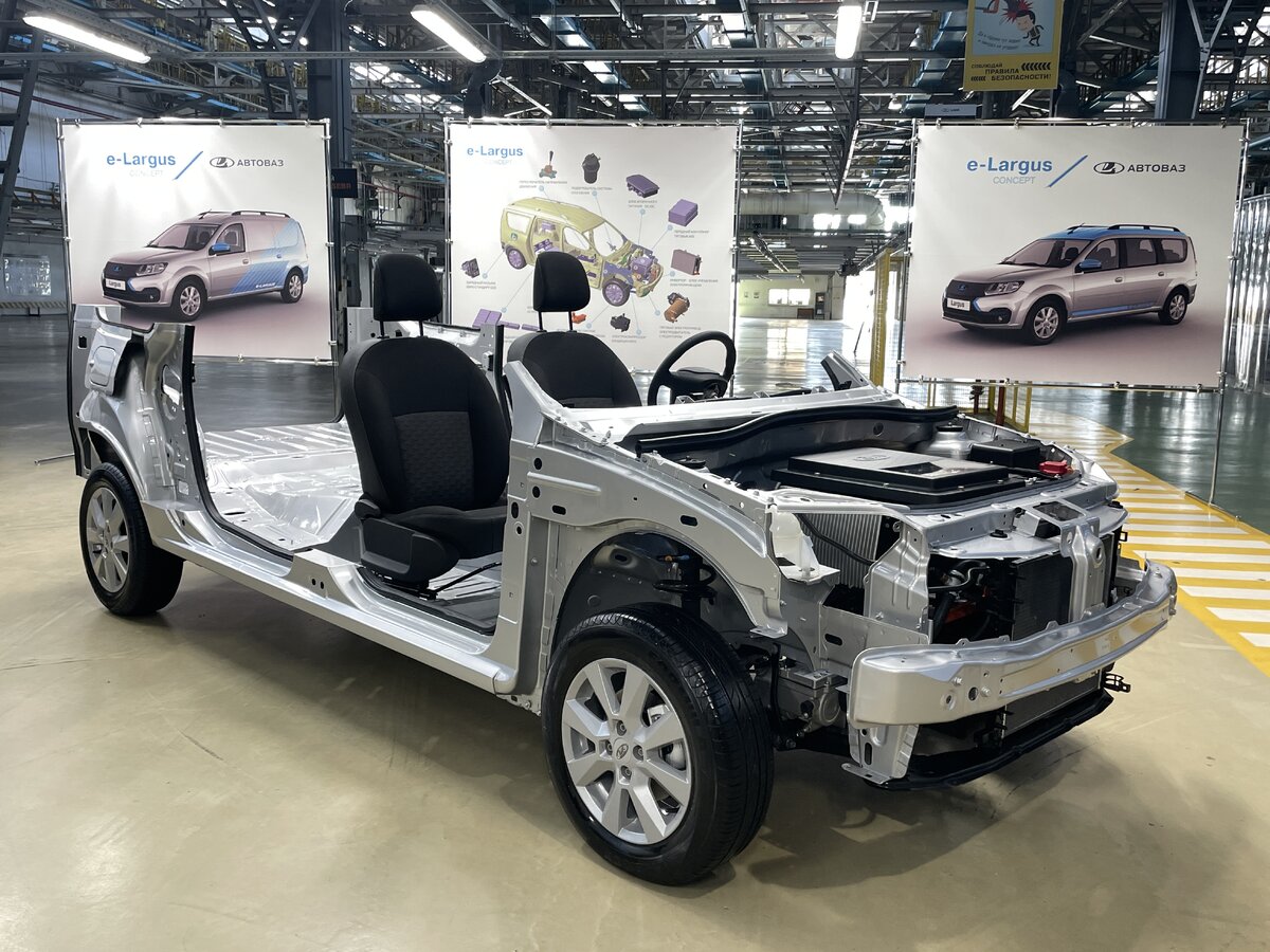     АВТОВАЗ вывел на тесты электрический LADA Largus Фото: АвтоВзгляд