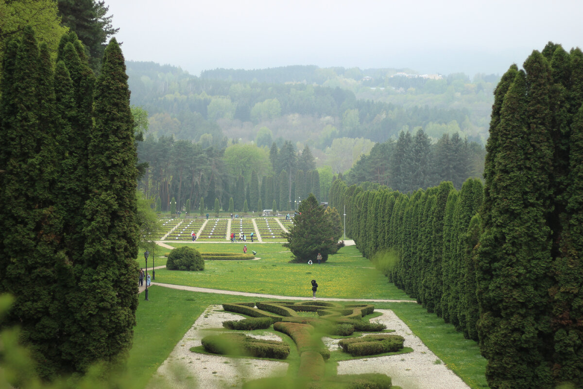 Вид со смотровой площадки наверху