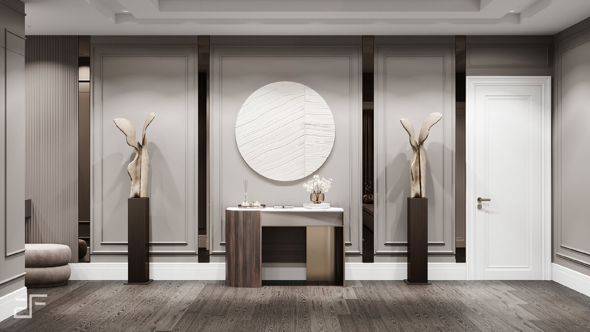 Дизайн интерьера холла в современном стиле