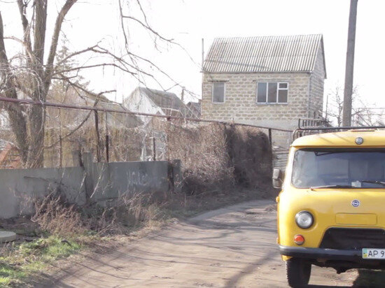     одна из улиц Мелитополя, кадр из видео. источник: соцсети