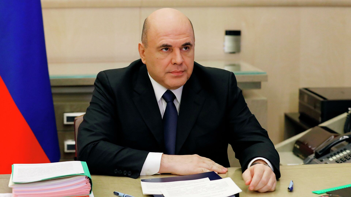 Михаил Мишустин предлагает меры по стабилизации экономики  
Фото с сайта: https://ria.ru/